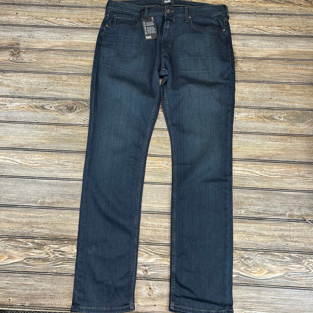 Paige Federal Slim Straight Jeans Size 36x34 - Picture 2 of 5